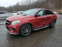 Salvage cars for sale at Marlboro, NY auction: 2016 Mercedes-Benz GLE Coupe 450 4matic