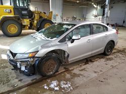 Salvage cars for sale at auction: 2012 Honda Civic LX