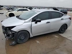 Salvage cars for sale at Grand Prairie, TX auction: 2021 Nissan Versa S