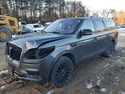 Salvage cars for sale at North Billerica, MA auction: 2018 Lincoln Navigator L Reserve