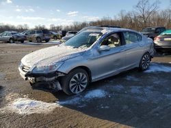 Salvage cars for sale at Ellwood City, PA auction: 2014 Honda Accord Touring Hybrid