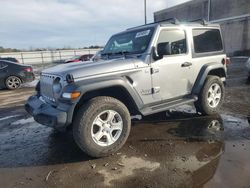 Salvage cars for sale at Fredericksburg, VA auction: 2019 Jeep Wrangler Sport