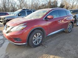 Salvage cars for sale at Oklahoma City, OK auction: 2015 Nissan Murano S