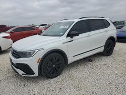 Salvage cars for sale at Taylor, TX auction: 2022 Volkswagen Tiguan SE R-LINE Black