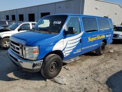 Salvage cars for sale at Jacksonville, FL auction: 2014 Ford Econoline E350 Super Duty Wagon