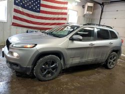 Salvage cars for sale at Lyman, ME auction: 2015 Jeep Cherokee Latitude