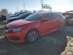 Honda salvage cars for sale: 2018 Honda Civic EX