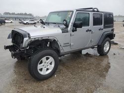 Jeep salvage cars for sale: 2016 Jeep Wrangler Unlimited Sport