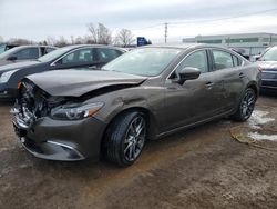 Salvage cars for sale at Chicago Heights, IL auction: 2017 Mazda 6 Grand Touring