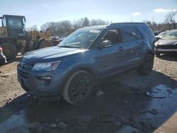 Salvage cars for sale at Chalfont, PA auction: 2018 Ford Explorer XLT