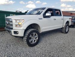 Salvage trucks for sale at Hueytown, AL auction: 2015 Ford F150 Supercrew