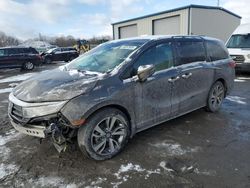 Salvage cars for sale at Duryea, PA auction: 2022 Honda Odyssey Touring