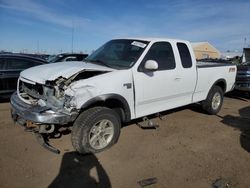 Salvage cars for sale at Brighton, CO auction: 2002 Ford F150