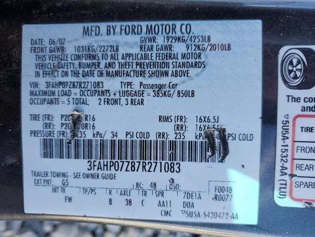 2007 Ford Fusion SE