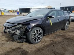 Salvage cars for sale at Brighton, CO auction: 2016 Nissan Maxima 3.5S