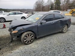 Salvage cars for sale at Concord, NC auction: 2006 Acura TSX