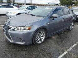 Salvage cars for sale at Rancho Cucamonga, CA auction: 2015 Lexus CT 200