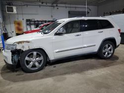 Salvage cars for sale at Candia, NH auction: 2012 Jeep Grand Cherokee Overland