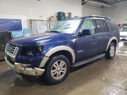 Salvage cars for sale at Elgin, IL auction: 2008 Ford Explorer Eddie Bauer