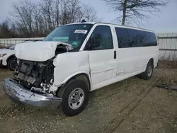 Salvage trucks for sale at Windsor, NJ auction: 2016 Chevrolet Express G3500 LT