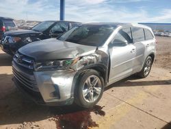 Toyota salvage cars for sale: 2017 Toyota Highlander Limited