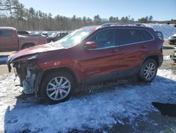 Jeep salvage cars for sale: 2016 Jeep Cherokee Limited