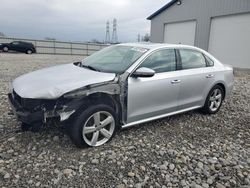 Salvage cars for sale at Barberton, OH auction: 2012 Volkswagen Passat SE