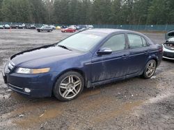 Salvage cars for sale at Graham, WA auction: 2007 Acura TL