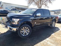 Salvage cars for sale at Albuquerque, NM auction: 2017 Ford F150 Supercrew