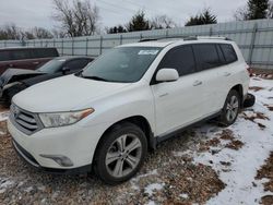 Salvage cars for sale at Oklahoma City, OK auction: 2013 Toyota Highlander Limited