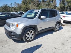 Jeep Renegade salvage cars for sale: 2017 Jeep Renegade Limited