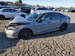 Salvage cars for sale at Vallejo, CA auction: 2025 Honda Civic Sport