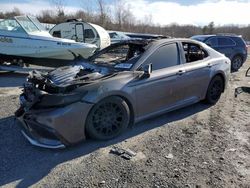 Salvage cars for sale at Assonet, MA auction: 2021 Toyota Camry XSE