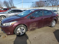 Salvage cars for sale at Moraine, OH auction: 2017 KIA Forte LX