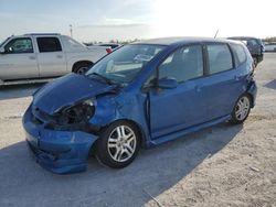 Salvage cars for sale at Arcadia, FL auction: 2008 Honda FIT Sport