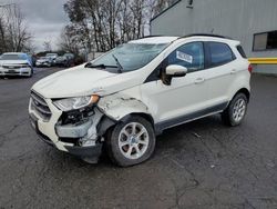 Salvage cars for sale at Portland, OR auction: 2021 Ford Ecosport SE