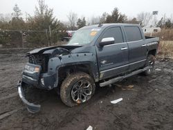 Salvage cars for sale at Pennsburg, PA auction: 2018 Chevrolet Silverado K1500 LTZ