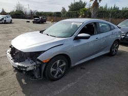 Salvage cars for sale at San Martin, CA auction: 2020 Honda Civic LX