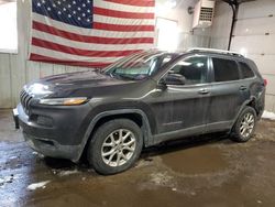 Salvage cars for sale at Lyman, ME auction: 2015 Jeep Cherokee Latitude