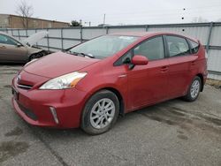 Salvage cars for sale at Glassboro, NJ auction: 2012 Toyota Prius V