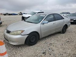 Salvage cars for sale at Temple, TX auction: 2005 Toyota Camry LE