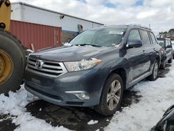 Salvage cars for sale at New Britain, CT auction: 2011 Toyota Highlander Limited