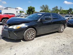 Salvage cars for sale at Opa Locka, FL auction: 2016 Toyota Camry LE