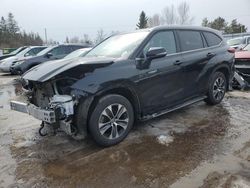 Salvage cars for sale at Bowmanville, ON auction: 2020 Toyota Highlander Hybrid XLE