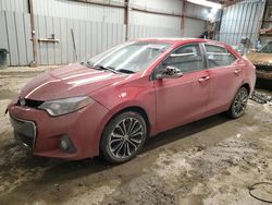 Salvage cars for sale at West Mifflin, PA auction: 2015 Toyota Corolla L