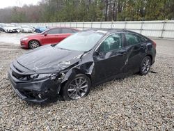 Salvage cars for sale at Ellenwood, GA auction: 2020 Honda Civic EXL