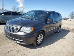 Salvage cars for sale at Pekin, IL auction: 2016 Chrysler Town & Country Touring