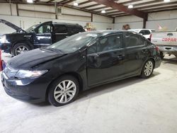 Salvage cars for sale from Copart Chambersburg, PA: 2012 Honda Civic EXL