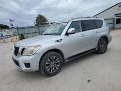 Salvage cars for sale at Florence, MS auction: 2017 Nissan Armada SV