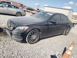 Salvage cars for sale at Hueytown, AL auction: 2016 Mercedes-Benz C300